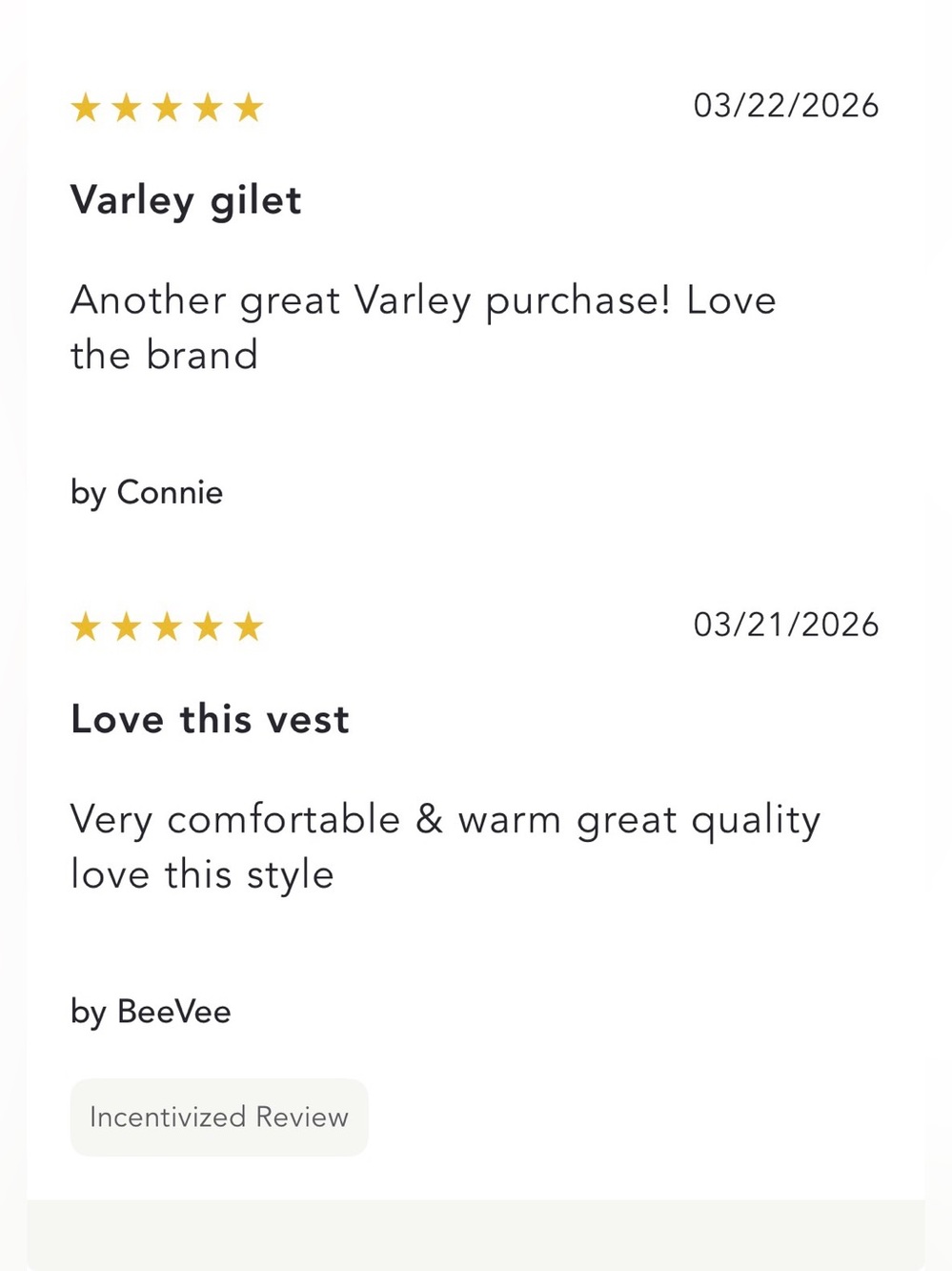 Varley Evie Puffer Gilet Vest - Picture 10 of 10
